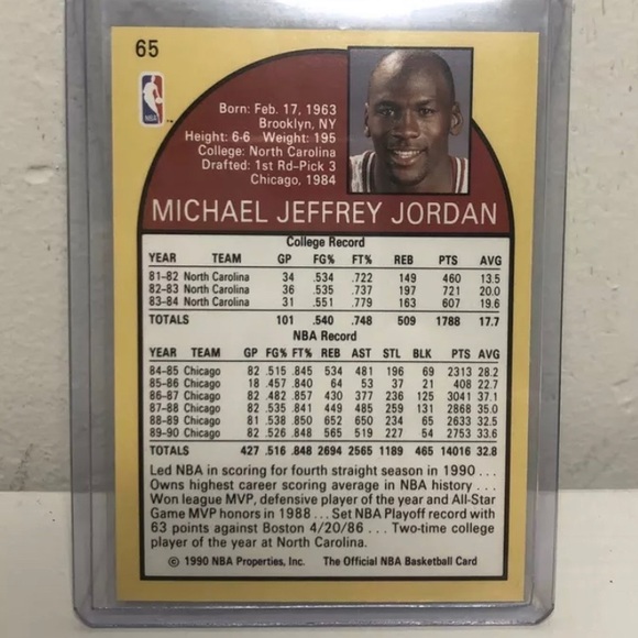 Micheal jordan nba hoops #65 - Picture 2 of 3